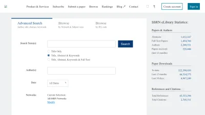 Screenshot of Papers.ssrn.com
