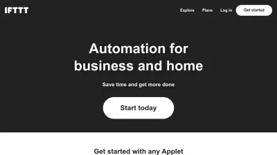 Screenshot preview of ifttt.com