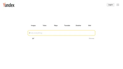 Screenshot preview of yandex.com