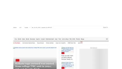 Screenshot preview of timesofindia.indiatimes.com