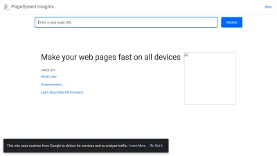 Screenshot preview of pagespeed.web.dev