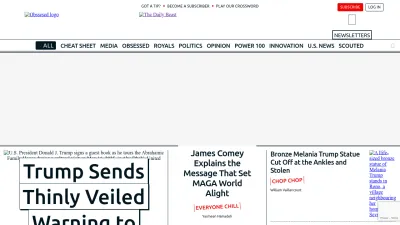 Screenshot of Thedailybeast.com