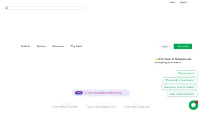 Screenshot of Tawk.to