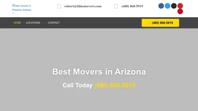 Screenshot preview of blinemovers.com