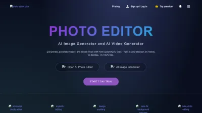 Screenshot preview of pixlr.com