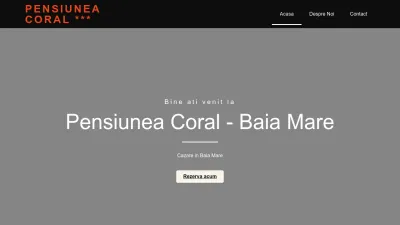 Screenshot of Pensiuneacoral.ro