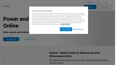Screenshot preview of akamai.com
