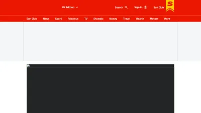Screenshot preview of thesun.co.uk