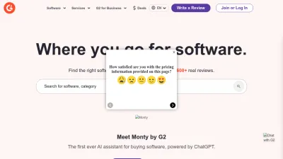 Screenshot preview of g2.com