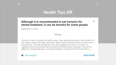 Screenshot preview of healthtips1dr.blogspot.com