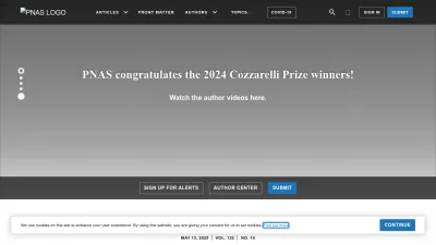 Screenshot preview of pnas.org