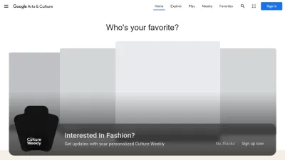 Screenshot preview of artsandculture.google.com