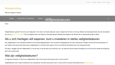 Screenshot preview of skydasveiligheidsdeuren.be
