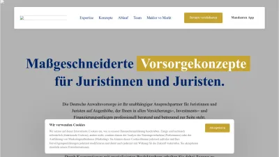 Screenshot preview of deutscheanwaltsvorsorge.de
