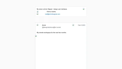 Screenshot preview of arminbwagner.com
