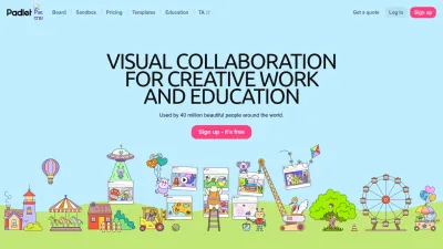 Screenshot preview of padlet.com