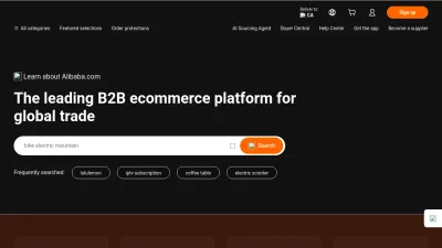 Screenshot preview of alibaba.com
