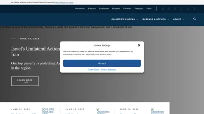 Screenshot preview of state.gov