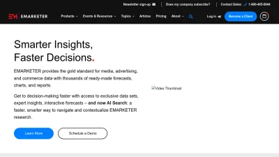 Screenshot preview of emarketer.com