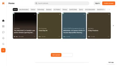 Screenshot preview of substack.com