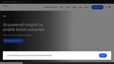 Screenshot preview of elsevier.com