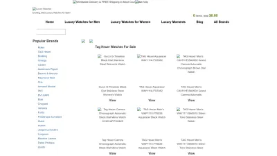 Screenshot preview of glitzstorm.com