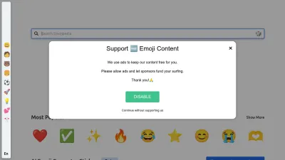 Screenshot of Emojipedia.org
