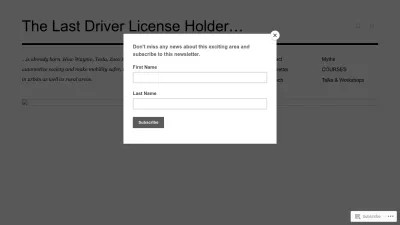 Screenshot preview of thelastdriverlicenseholder.com