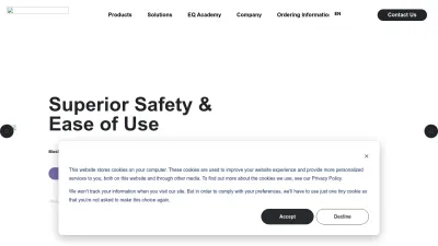 Screenshot of Equashield.com