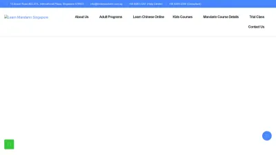 Screenshot of Lindamandarin.com.sg