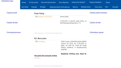 Screenshot preview of korbielow.net