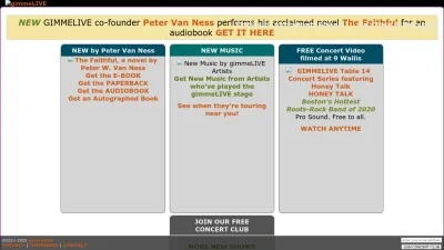 Screenshot preview of gimmesound.com
