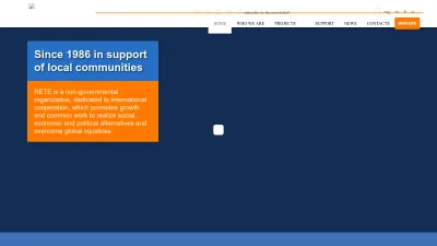 Screenshot preview of reteong.org