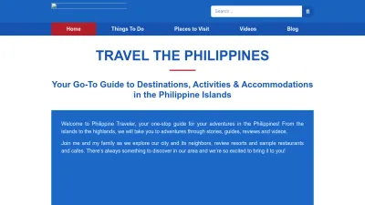 Screenshot preview of philippinetraveler.com