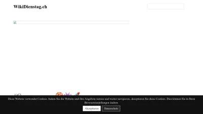 Screenshot preview of wikidienstag.ch