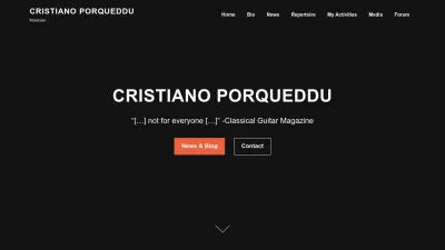 Screenshot of Cristianoporqueddu.com