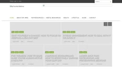 Screenshot preview of myfavouritemedicine.com
