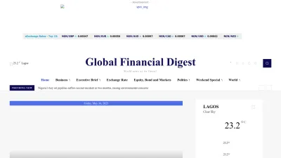 Screenshot preview of globalfinancialdigest.com