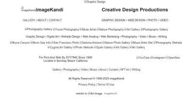 Screenshot preview of imagekandi.com