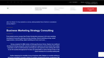 Screenshot preview of stephenccampbell.com