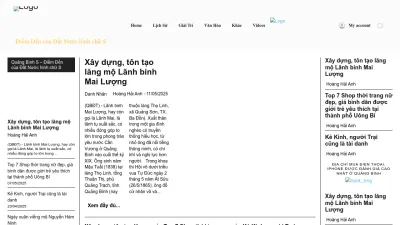 Screenshot preview of quangbinhs.vn