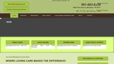 Screenshot preview of eastgatevets.com