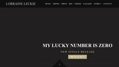 Screenshot preview of lorraineleckie.com