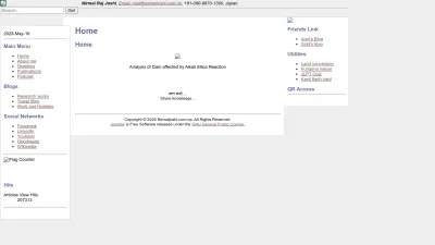 Screenshot preview of nirmaljoshi.com.np