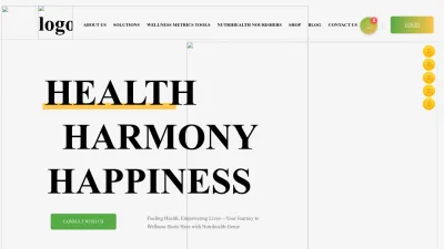 Screenshot preview of nutrihealthgenie.com