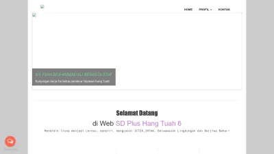 Screenshot preview of sdplushangtuah6.sch.id