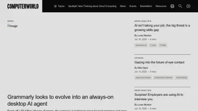 Screenshot preview of computerworld.com