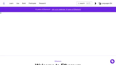 Screenshot preview of ethereum.org