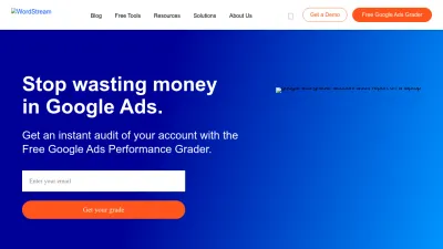 Screenshot of Wordstream.com