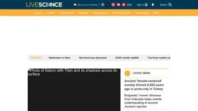 Screenshot preview of livescience.com